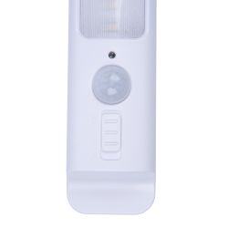 ULM-F47-0.9W-4500K-3AA SENSOR IP20 WHITE Светильник светодиодный для мебели с датчиком движения. Питание 3АА не в-к. 200x42x36.5мм. 150Lm. ТМ Uniel