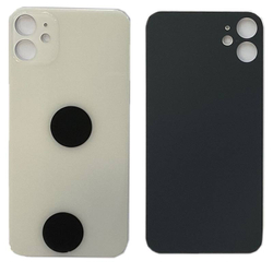 Задняя крышка для Apple iPhone 11 Белый (стекло, широкий вырез под камеру) - Премиум
