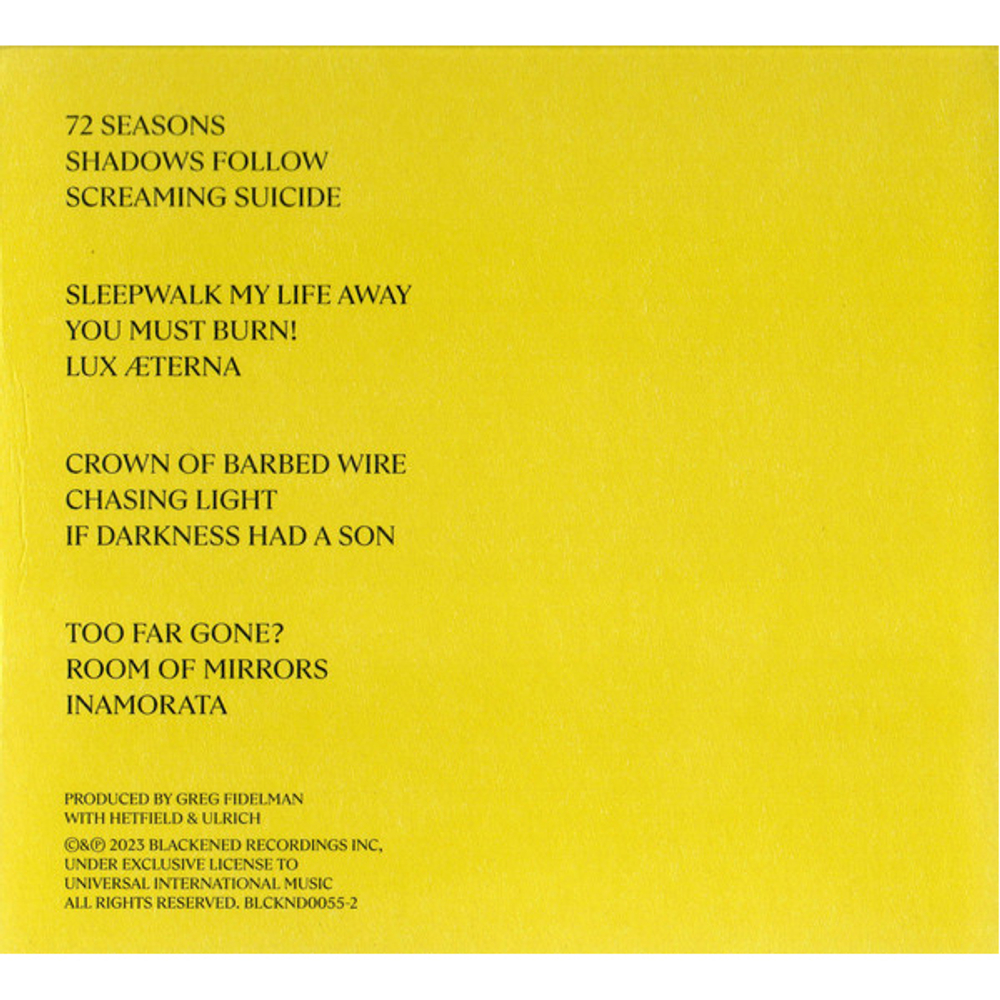 Metallica / 72 Seasons (CD)