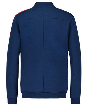 Женская Кофта теннисная Le Coq Sportif SAISON Full Zip Sweat N°1 SS23 - небесный