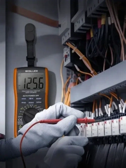 Мультиметр цифровой BOSLLER TopRange C6, тестер электрический профессиональный