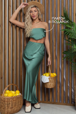 Юбка Лантана (зеленая) Ю13287-6М LT Collection