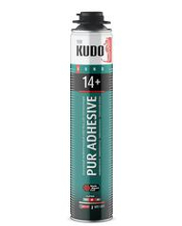 Клей-пена для теплоизоляции Kudo Pur Adhesive Proff 14+, 1000 мл, 54413