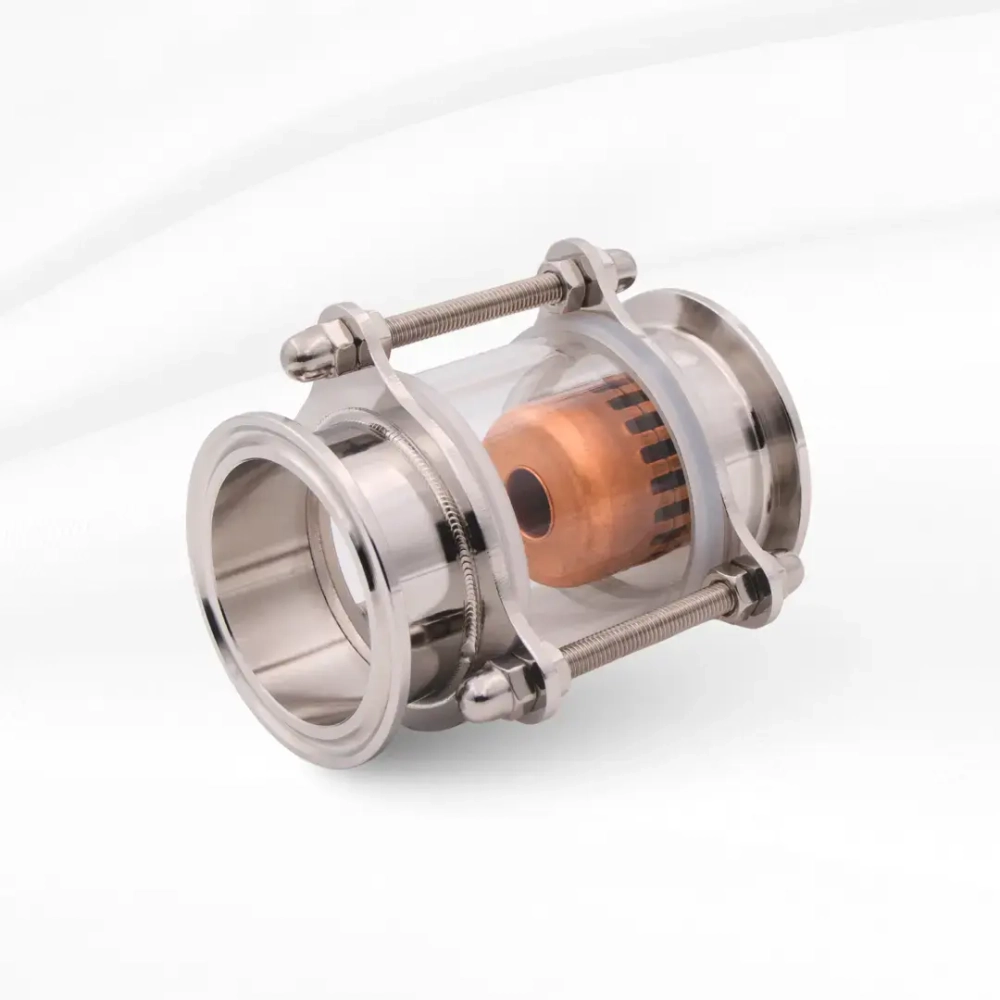 Колпачковая колонна медная, один уровень, кламп 2 дюйма