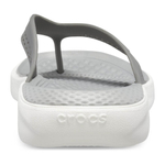 Шлепанцы Crocs LiteRide Flip Smoke Pearl White
