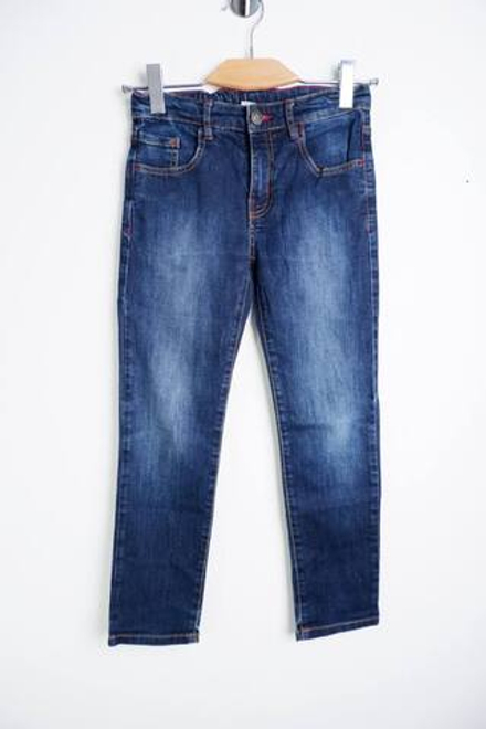 Джинсы Zara модные, визуально на 9/10 лет