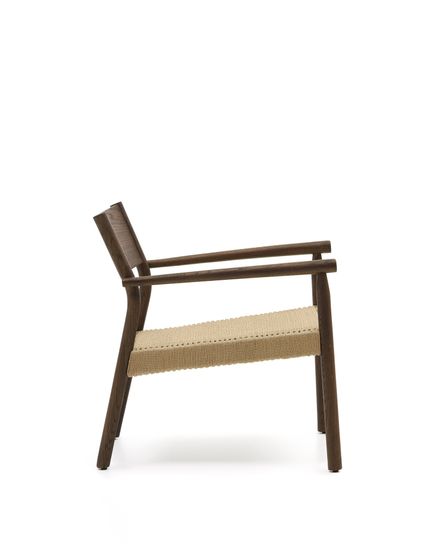 Yalia Кресло из массива дуба с отделкой из ореха и сиденьем из 100% веревки Испания La Forma