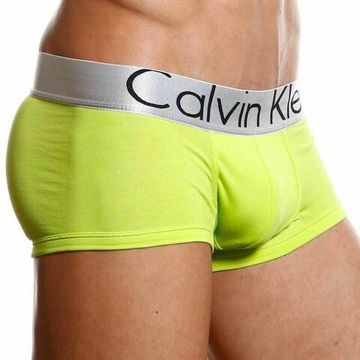 Мужские трусы боксеры "лайм" Calvin Klein  Steel Lime