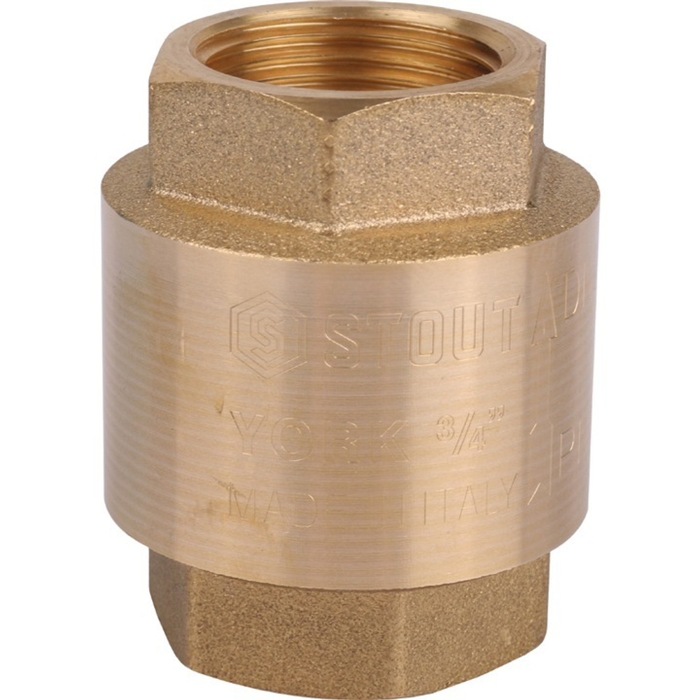 Клапан обратный STOUT 3/4" с нейлоновым седлом