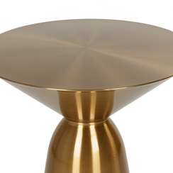Кофейный стол Ennoxia Ø49х50 см, золотистый металл