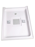 Душевая кабина WeltWasser  WW500 LAINE 1204 120х90 см,  прозрачное стекло, поддон низкий, крыша, гидромассаж