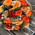 ❄ Апельсиновый маскарад — новогодний букет