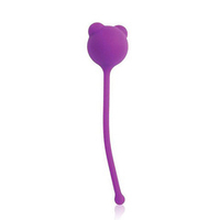 Фиолетовый вагинальный шарик с ушками 2,8см Bior Toys Cosmo CSM-23011