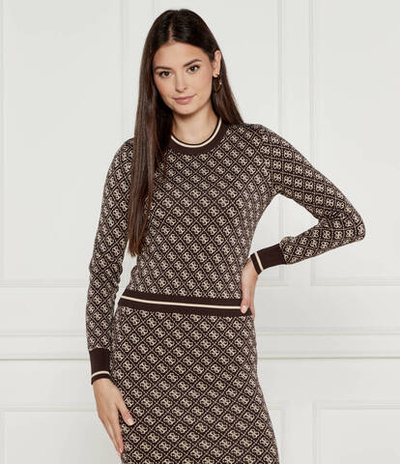 Свитер LISE GUESS - коричневый(W4BR21 Z37K0)