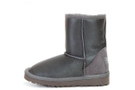 UGG Kids Classic Short Metallic Grey