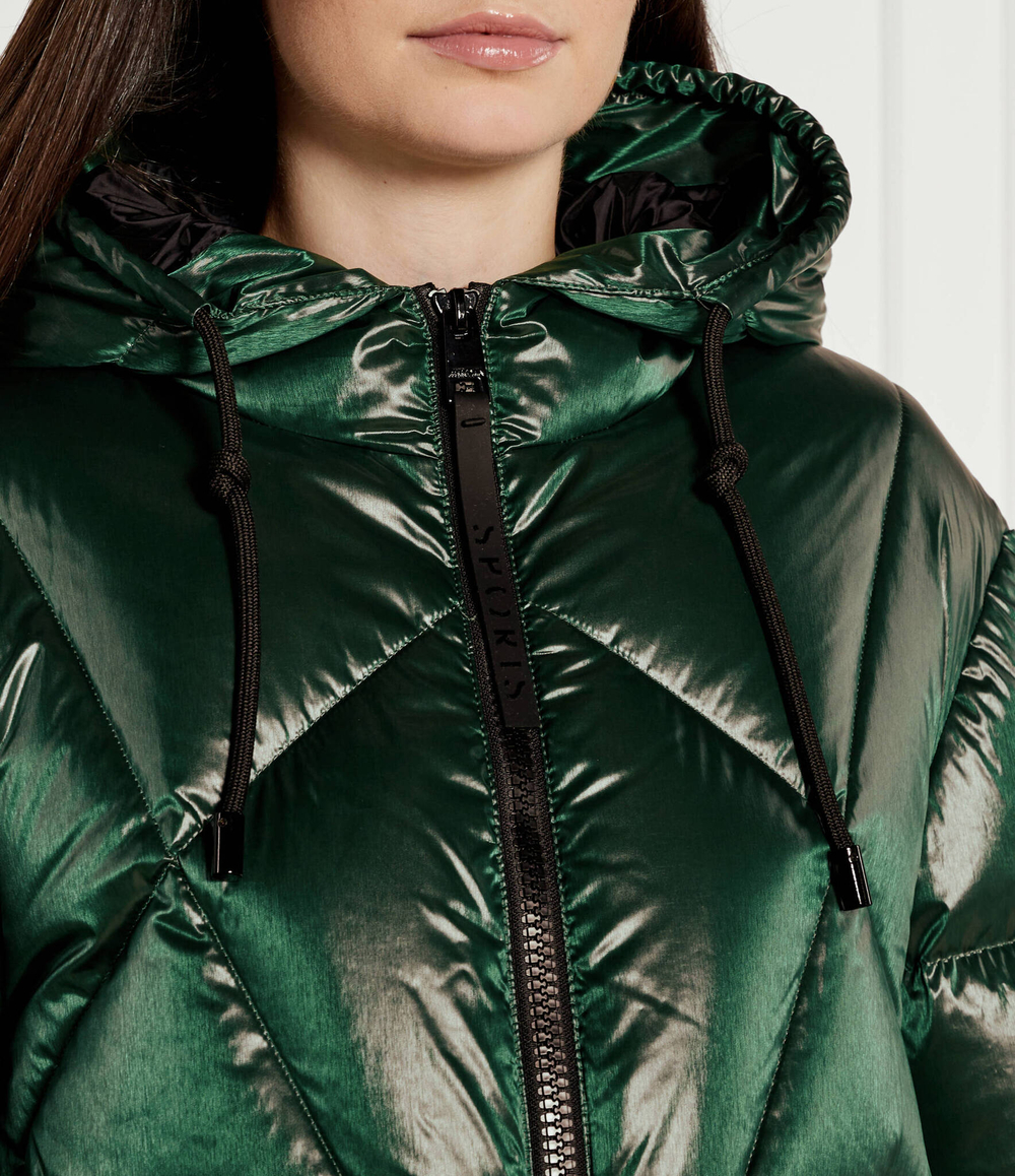 Пуховая куртка Marc Cain - темно-зеленый(XS 12.09 W34)