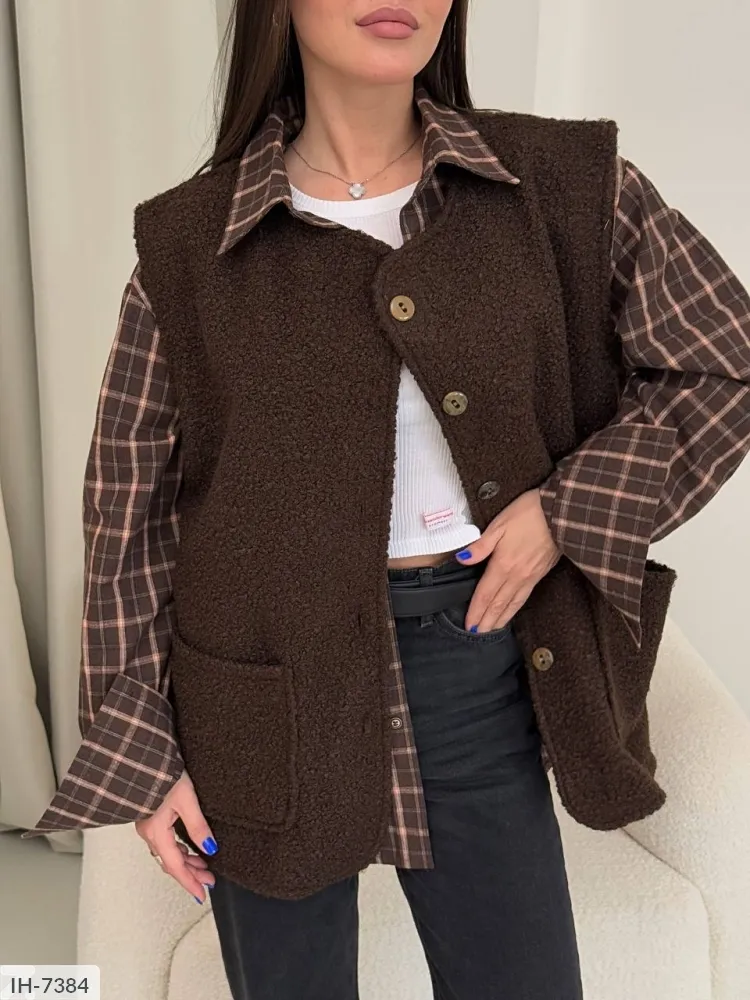 Жилет IH-7381 Фабрика Моды