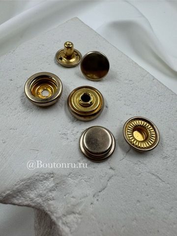 Ответные части для установочных кнопок золото