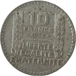 France, 10 Francs 1934 – "Turin" Series, XF