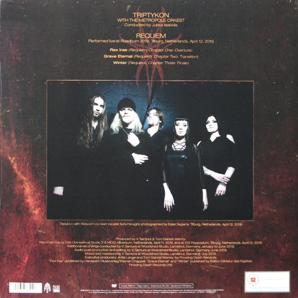 Triptykon With The Metropole Orkest / Requiem (Live At Roadburn 2019)(LP+DVD)