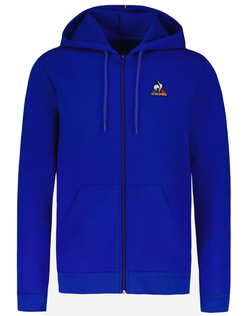 Мужская теннисная кофта Le Coq Sportif ESS Full Zip Hoody N°4 SS23 - небесный