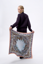 Платок «Связь времен» персиковый