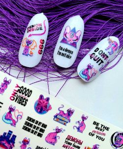 MIW Nails Слайдер-дизайн Животные, W-783