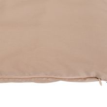 Комплект постельного белья из сатина светло-коричневого цвета из коллекции Essential, 150х200 см
