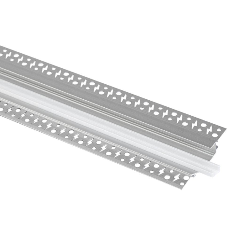 Комплект с анодированным профилем под штукатурку ЭРА 9818 98х18,8мм 2,5м | Профили для светодиодных лент