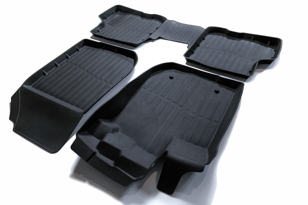 Коврики резиновые в салон 3D PREMIUM для Renault Logan (2014-) SRTK.PR.RN.LOG.R.14G.02X35