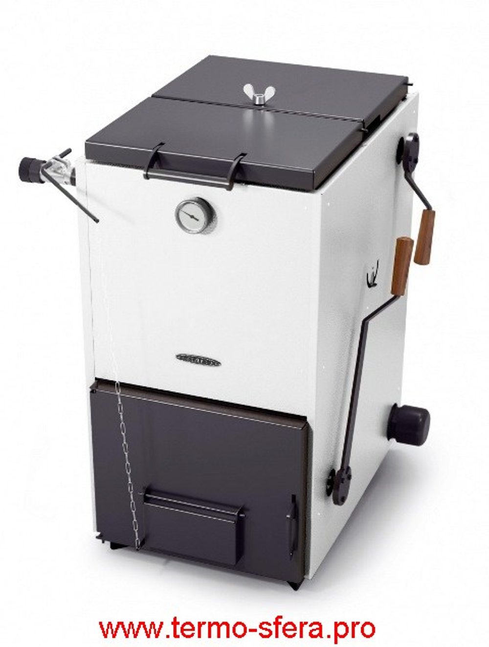 Твердотопливный отопительный водогрейный котел ТМФ Цельсий 16 кВт