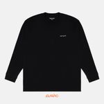 Лонгслив мужской Carhartt WIP Script Embroidery артикул:I032306_black - купить в магазине Дайс