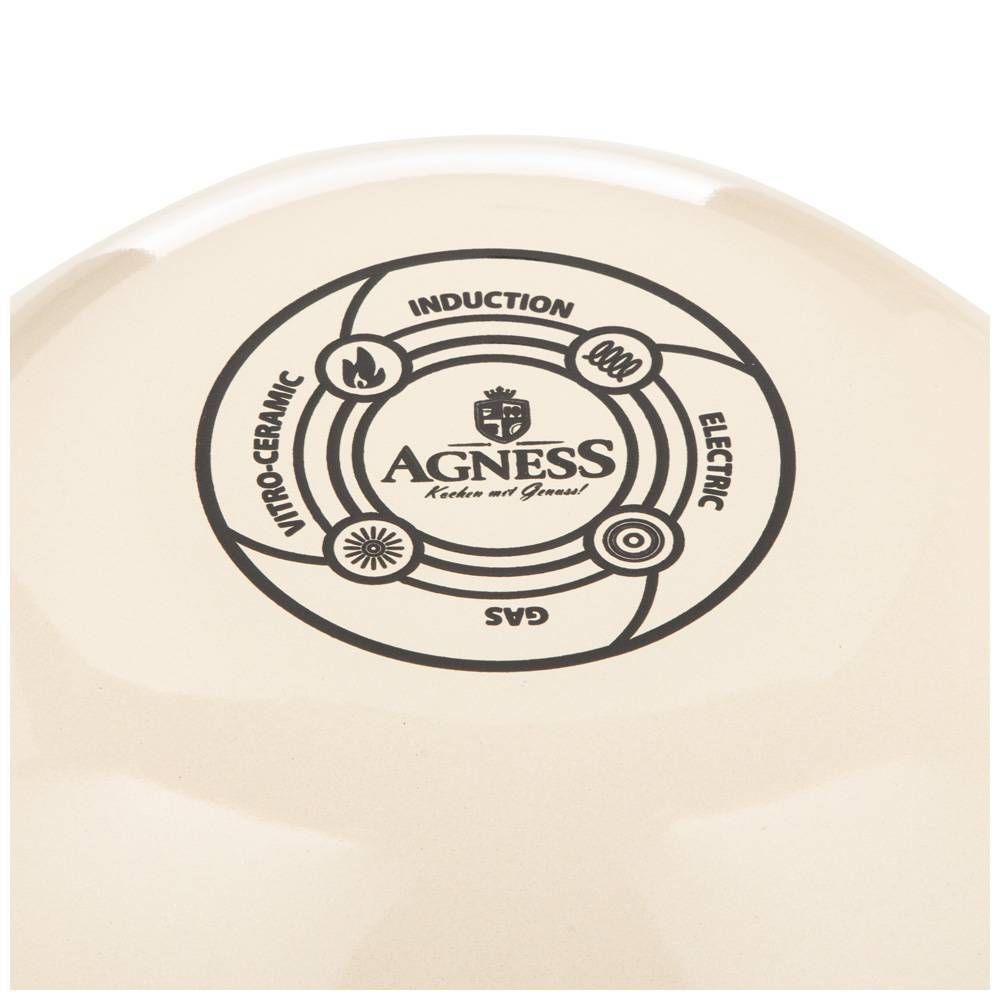 НАБОР МИСОК ЭМАЛИР.С ПЛАСТ. КРЫШК,С ЭФ-ОМ МЕТАЛЛИК СЕРИЯ "DELUXE" ЦВ:МОЛОЧНЫЙ 4ПР. 1.7/3,0Л. 20/24СМ