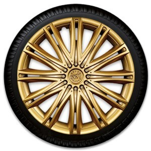 Колпак колеса R13 Скай золотистый (в мешке 4 упак) (LION)