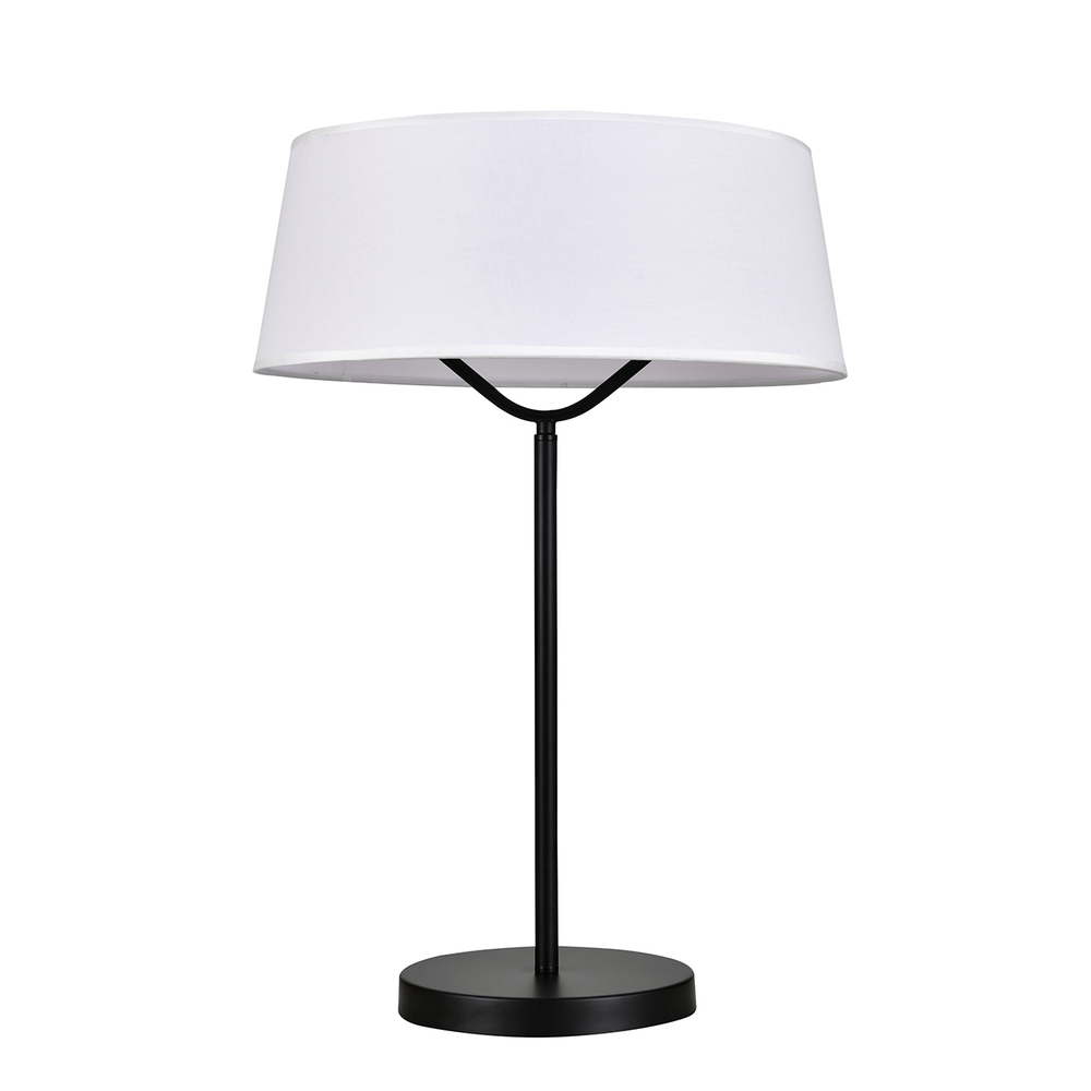 Настольный светодиодный светильник 13Вт, 1040Лм, 4500К, Ra>80, металл/ткань, черный/белый