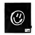 Сумка шоппер BRAUBERG канвас 40х35 см черный "Smiley" (2 штуки в упаковке)