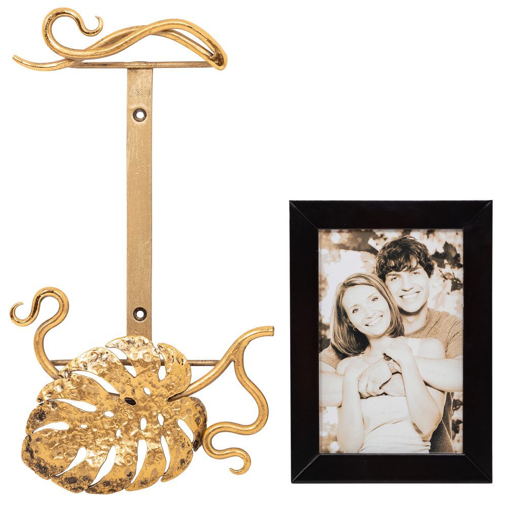 Фоторамка Monstera Deliciosa (Монстера) Каштан Амбер