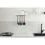 Лопатка с прорезями smartchef, 32 см, капучино-графит