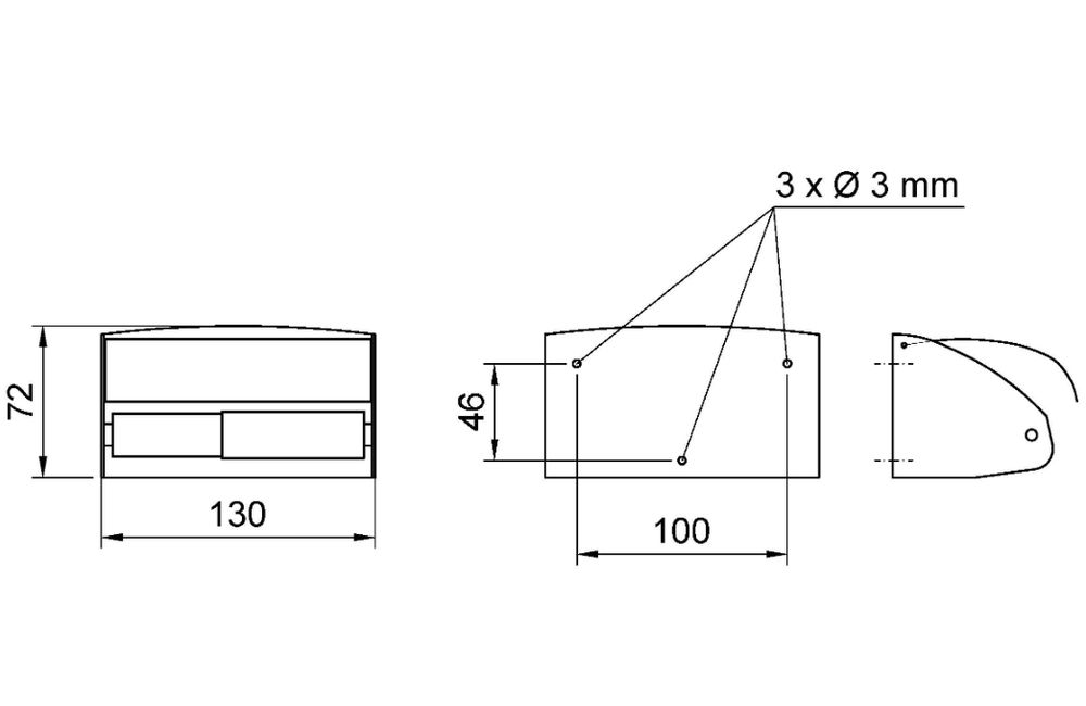 Держатель туалетной бумаги нерж. сталь CLASSIC 05013.B глянцевый