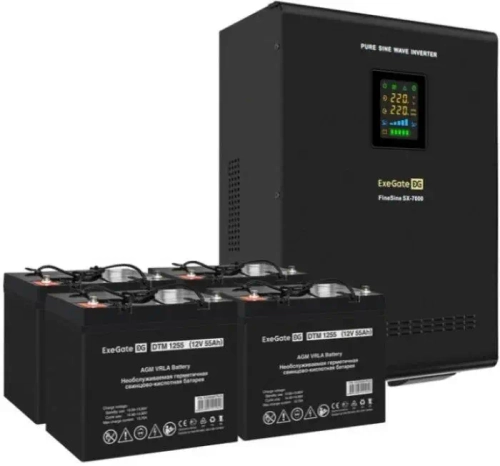 Комплект Exegate SX-7000.LCD.AVR.2SH.T