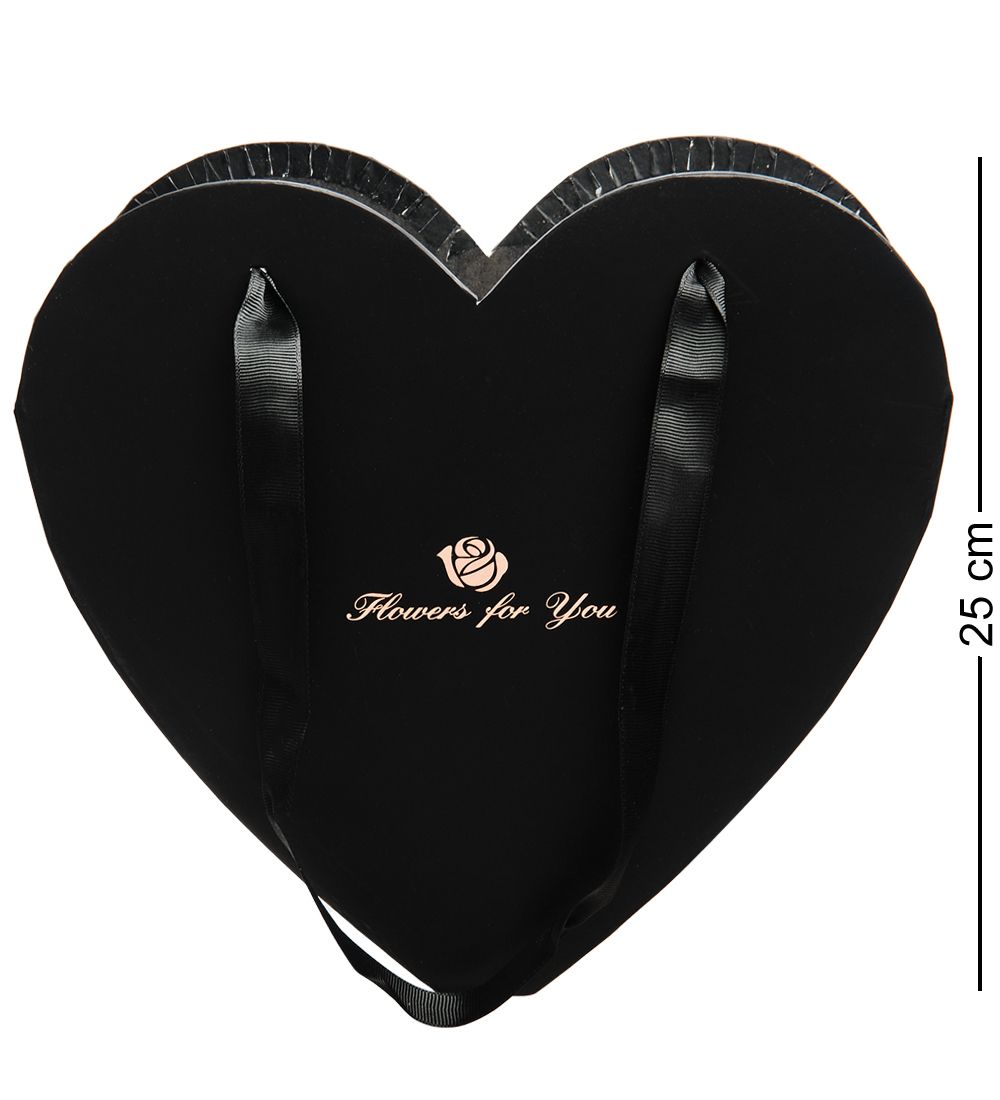 WG-99/2-B Коробка бол. «Сердце» цв.черный