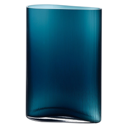 Ваза Nude Glass Туман 29см бирюзовая