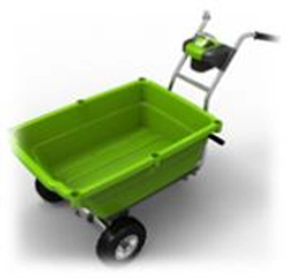 Садовая тележка самоходная Greenworks Арт. 7400007, 40V, 106 л