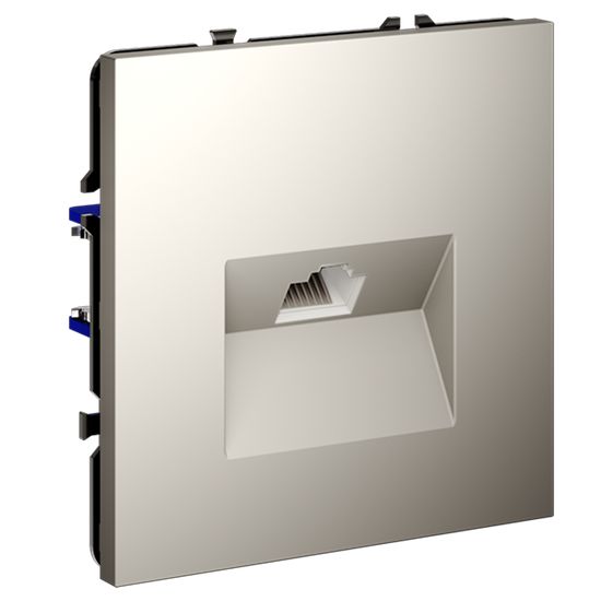 Розетка компьютерная встраиваемая VOLTUM S70 RJ45 кат.6, (кашемир)