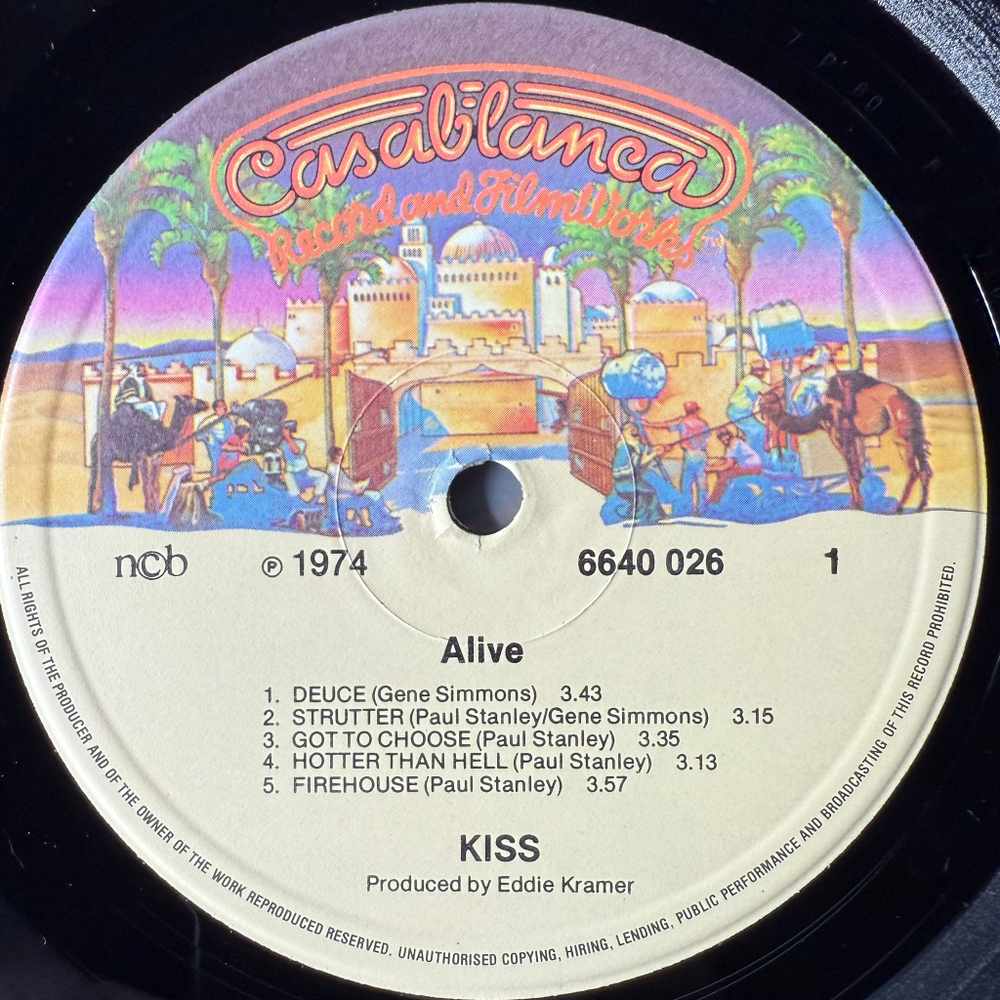 Kiss ‎– Alive! 2LP (Скандинавия 1980г.)