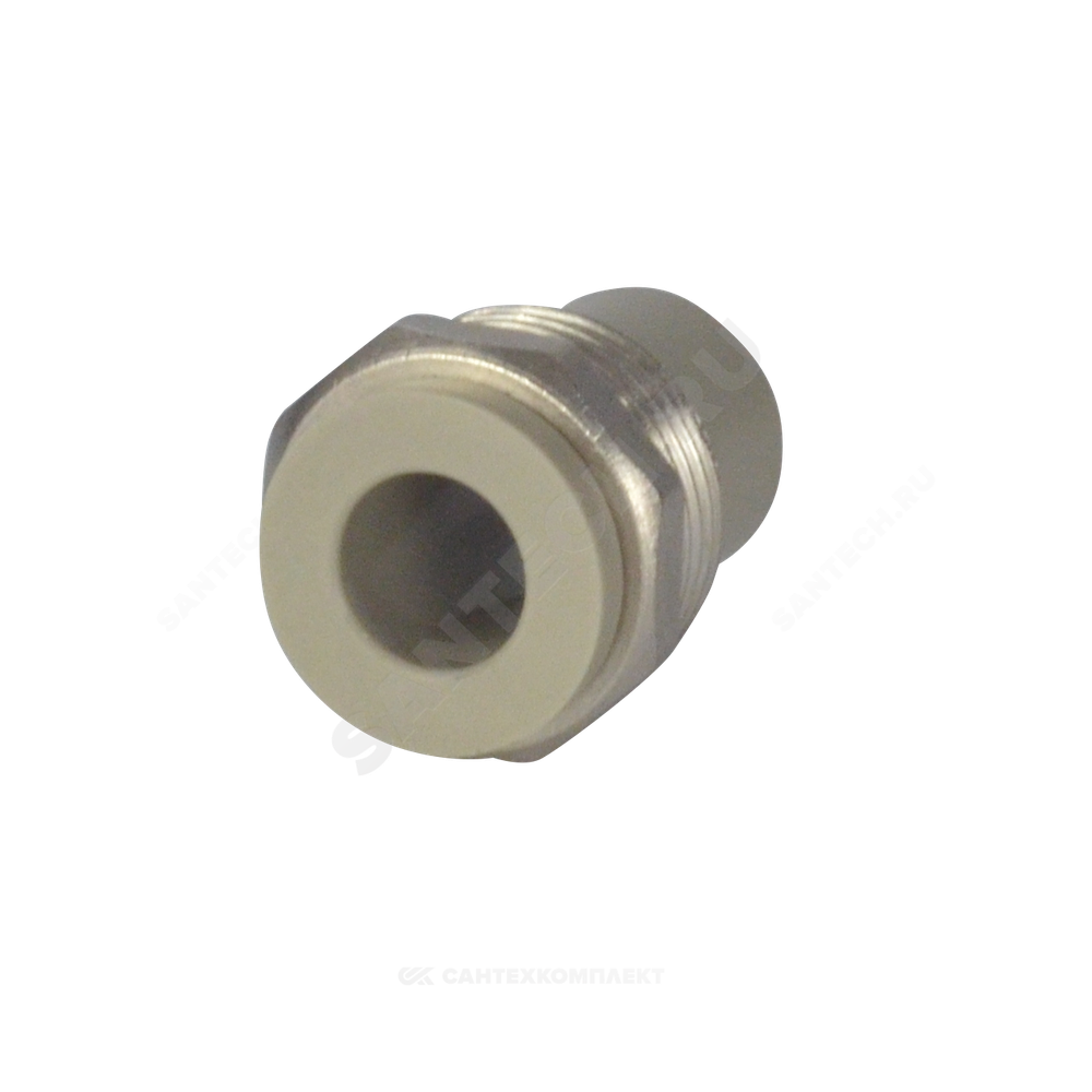 Штуцер PP-R комбинированный серый Дн 20х3/4" НР VALFEX 10137120Г