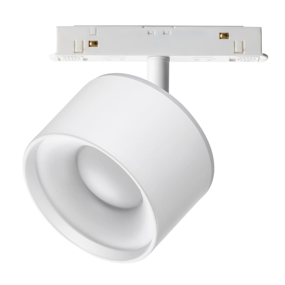 358979 SHINO NT22 150 белый Трековый светильник для низковольного шинопровода с переключ. цв. температуры IP20 LED 3000К\4000К\6000К 12W вниз + 3W вве