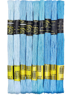 Наборы ниток мулине для вышивания ПНК Киров 9 шт.