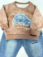 Костюм с джинсами и свитшотом для мальчика