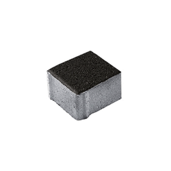 Тротуарная плитка КВАДРАТ 100х100 мм - Гранит Черный